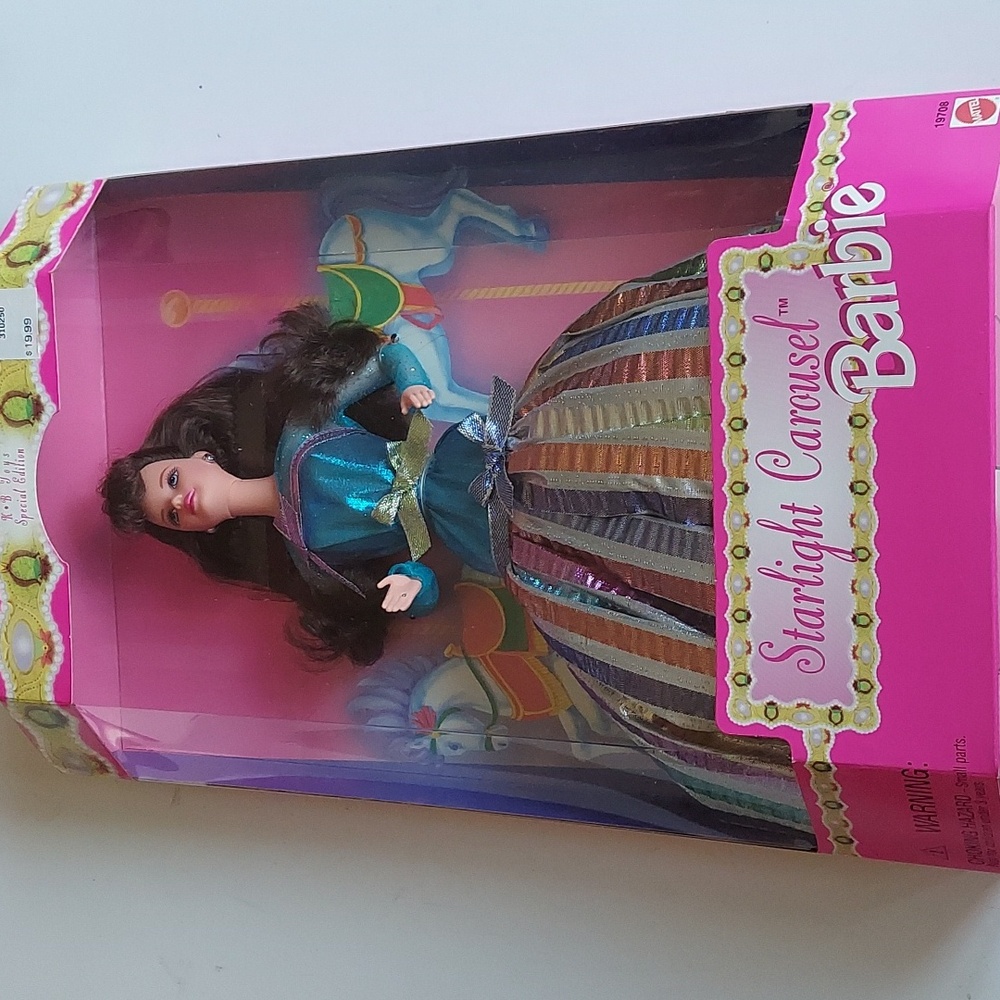 Mattel  barbie starlight carousel dated 1997 new. K B toy special editio…